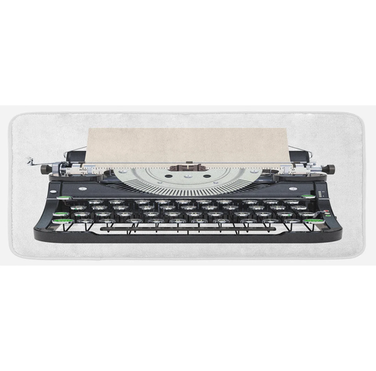 Yolanda Typewriter Old Mechanical Keyboard Kitchen Mat