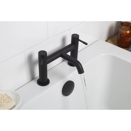 Mila Deck Mounted Roman Bath Tap