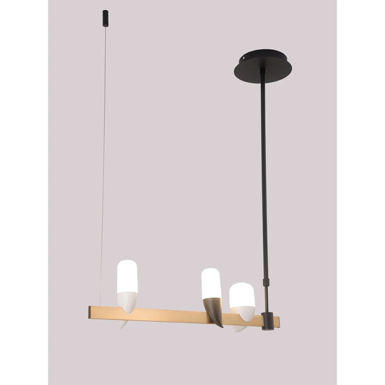 Mucklen 3-Light Kitchen Island Linear LED Pendant