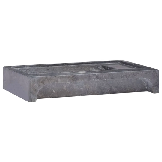 Trautman Marble Handmade Rectangular Bathroom Sink