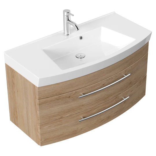 Rima 100cm Wall Mounted Under Sink Storage Unit