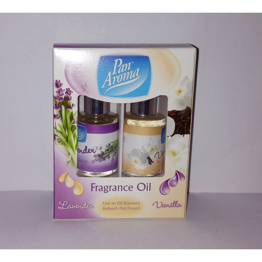 (Lavender & Vanilla ) PAN AROMA Fragrance Oil 10ml, for use in Steam Diffusers, oil burner etc