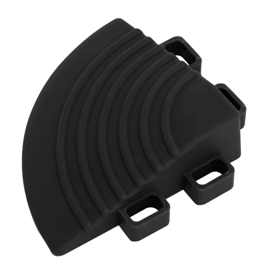 Renna 60 x 60 cm Plastic Singular Tile in Black