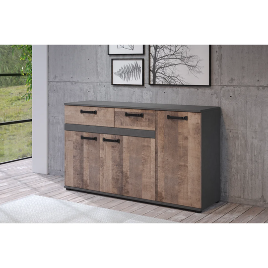 Guthir 142Cm Wide 2 Drawer Sideboard