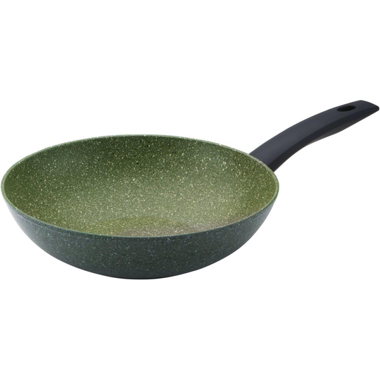 Prestige Eco Non-Stick Stirfry Wok Green, Induction, Recyclable, PFOA Free, 28cm