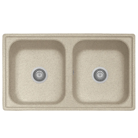 Alessandra Double Bowl Inset Kitchen Sink