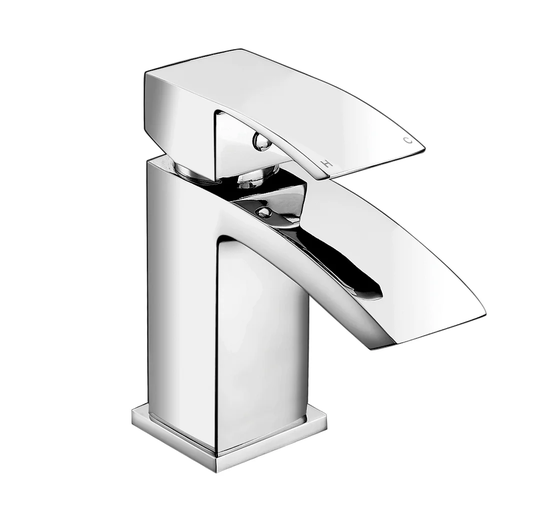Garlyn Mini Waterfall Mono Basin Mixer with Waste