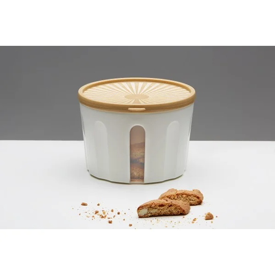 Round Airtight with Lens Food Storage Container