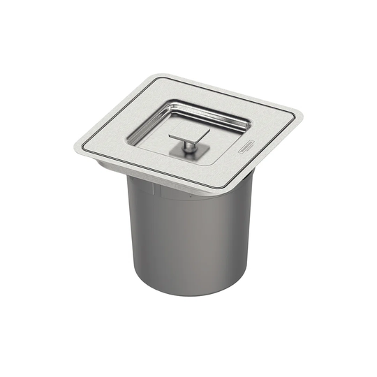 Stainless Steel 5 Litre Manual Lift Rubbish Bin