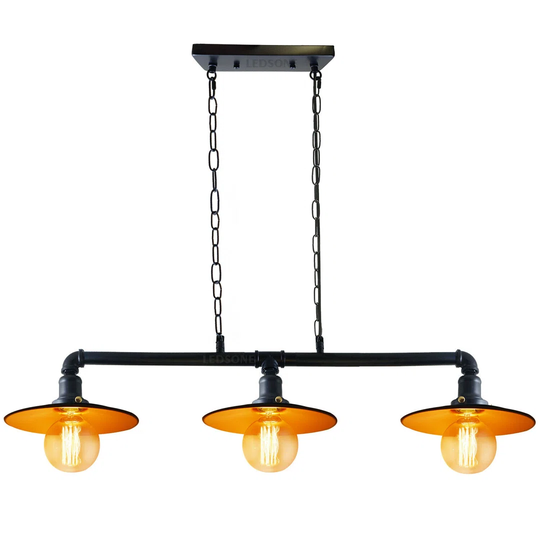 Stitt 3 - Light Kitchen Island Cone Pendant