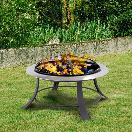 Neron Steel Wood Burning Fire Pit