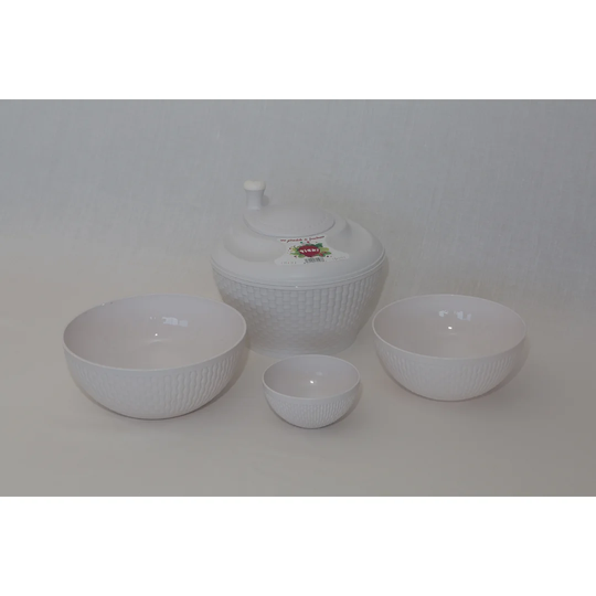 4 Piece Polypropylene Mixing Bowl Set