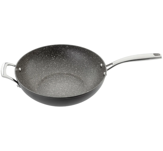 Stellar Rocktanium 30cm Wok with Non-Stick Coating, Induction Ready