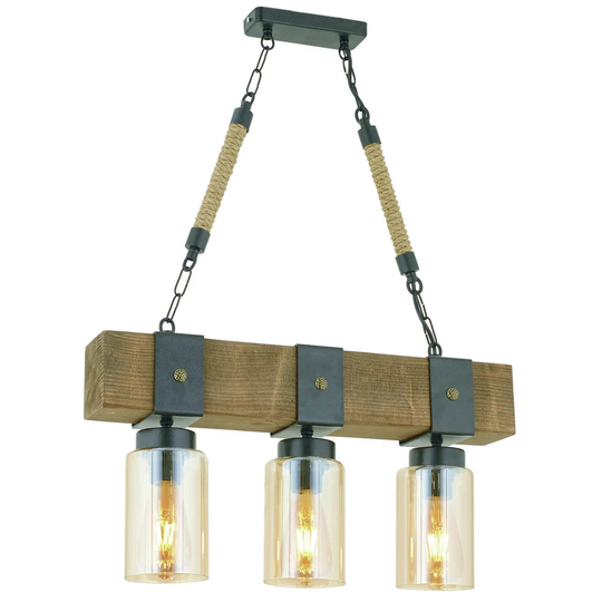 Melendez 3 - Light Kitchen Island Linear Pendant