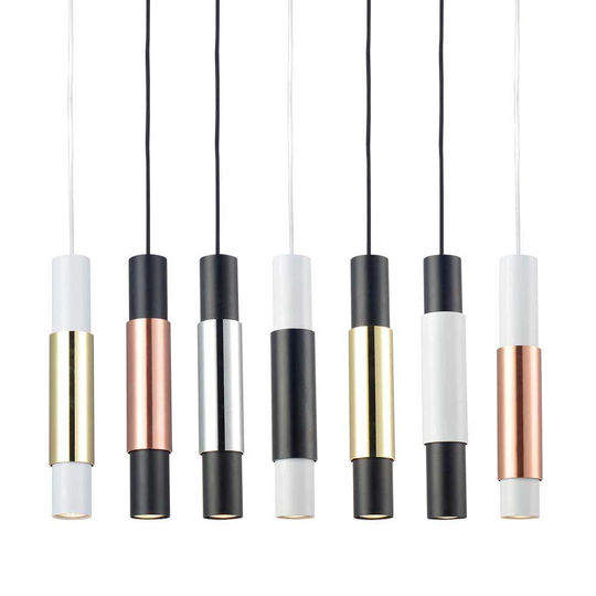 Sparnall 1 - Light Kitchen Island Cylinder Pendant