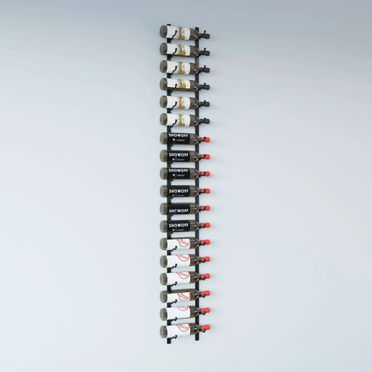18 Bottle Wall Mounted Wine Bottle Rack