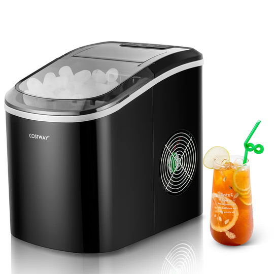 Costway 26.5 lb. Daily Production Clear Ice Portable Ice Maker
