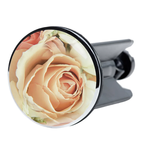 Pink Rose 4cm Sink Plug