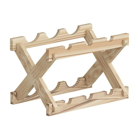 Homemania Bottle Holder Truva 43 x 28 x 28cm Wood