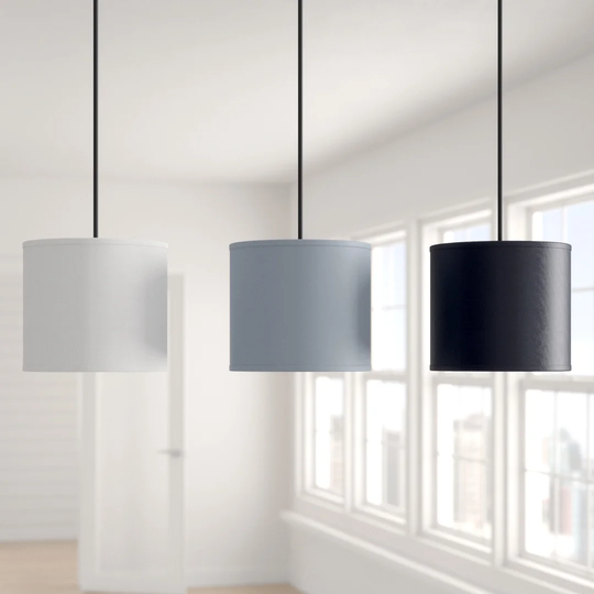 Elisa 3 - Light Kitchen Island Drum Pendant