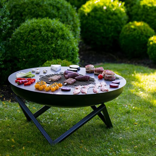 Lovetto Steel Charcoal/Wood Burning Fire Pit