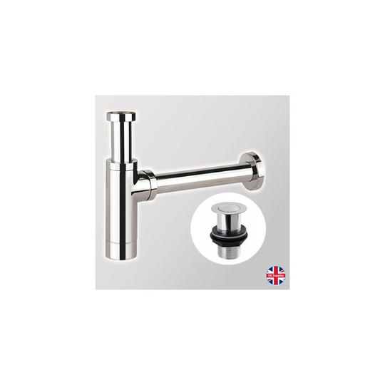 Basin/Sink Bottle Trap & Unslotted Clicker Basin Waste
