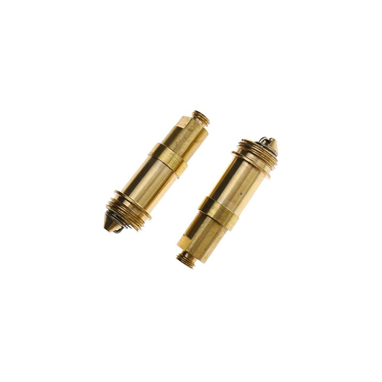 2x Basin Sink Click Pop Up Bolt Only Fit for M8 Threaded Sink Plug Replacement Brass Bathtub Sink Drain Stopper Assembly Bathroom Kitchen Sink Ac