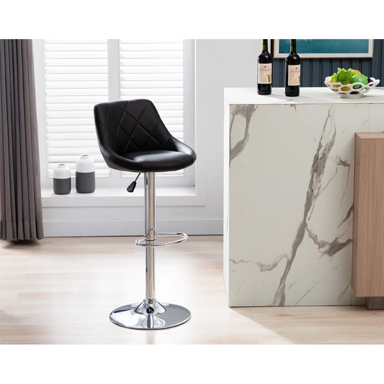 Height Adjustable Swivel Bar Stool