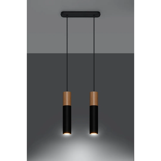 Pablo 2-Light Kitchen Island Cylinder Pendant
