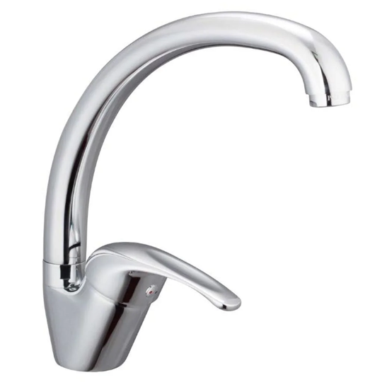 Schütte Sink Mixer with Round Spout Diziani Chrome
