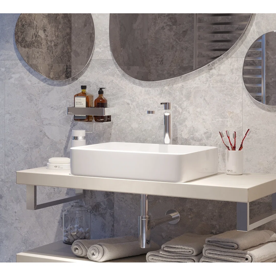 Infinitio Countertop Basin 50X40 Cm, Without Overflow, Matte Black (304431096051496FA7CCDFEEF0D553AD)