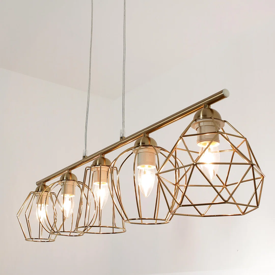 Boyster 5 - Light Kitchen Island Linear Pendant