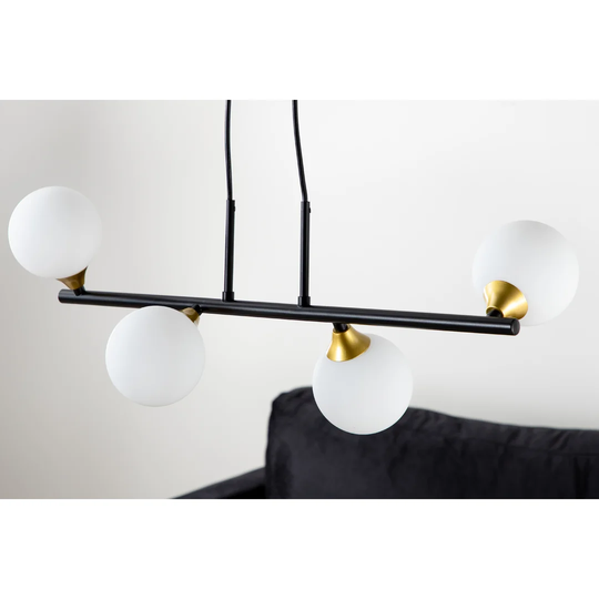 Orb Pendant Lamp L620*W220*H240 Black / Brass