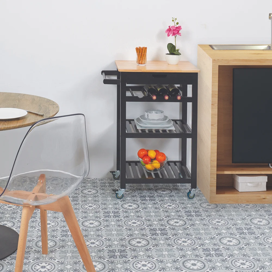 Schexnayder 40cm Kitchen Trolley with Locking Wheels
