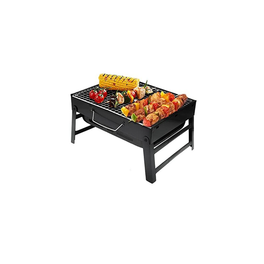 La Donna Barbecue Grill Portable Folding BBQ Charcoal Grill Smoker Grill for Cooking, Garden, Party, Festivals, Picnic, Camping, Small Fire Pit