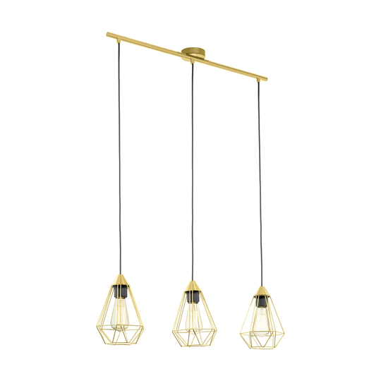 Pizano 3-Light Kitchen Island Geometric Pendant