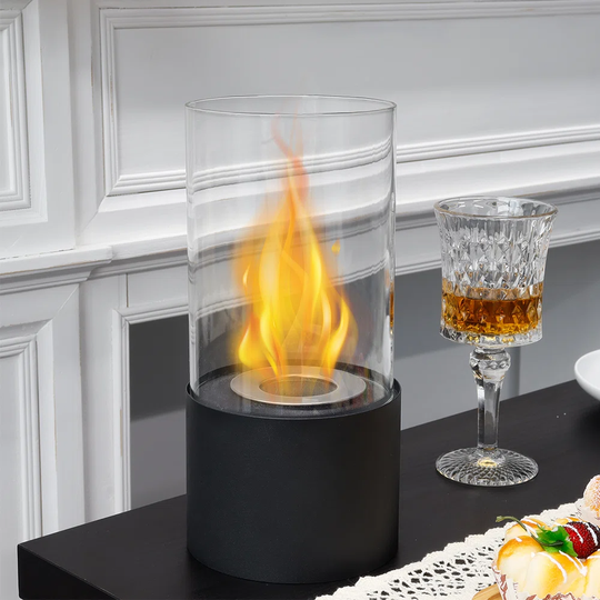 Belfry Heating 26Cm Bio-Ethanol Outdoor Tabletop Fireplace with Flame Guard