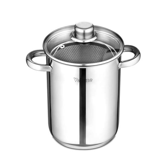 Velaze 127.76 L Stock Pot with Lid