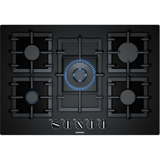 Siemens IQ-500 EP7A6QB90 75cm Gas Hob - Black