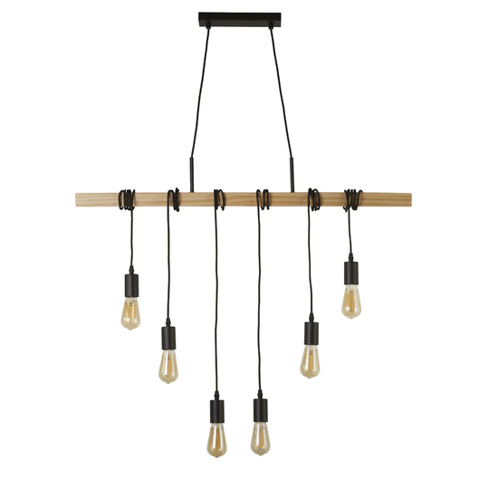 Tibbitts 6 - Light Kitchen Island Linear Pendant