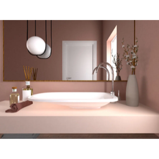 Ilette Corian Solid Surface Oval Bathroom Sink