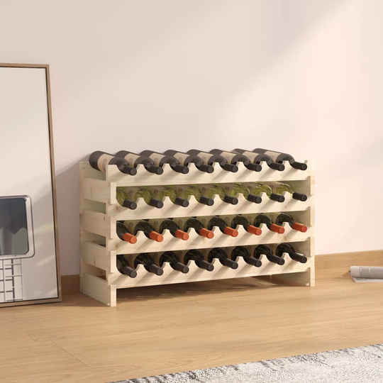 Belfry Kitchen Wine Rack 83X29x46 Cm Solid Wood Pine