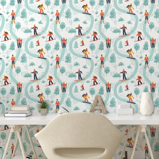 Semmes Peel & Stick Matte Wallpaper Roll