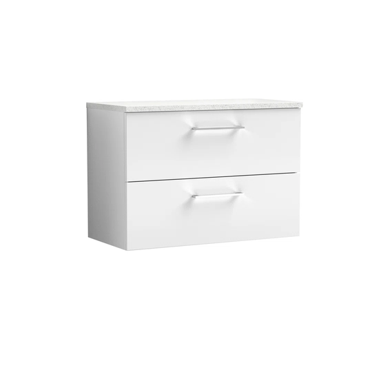 805mm Wall Hung Single Vanity with Worktop