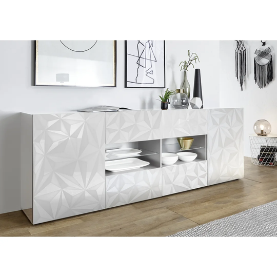 Bromborough 240 Cm Wide 4 Drawer Sideboard