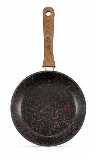 JML 20cm Non Stick Copper Stone Frying Pan - Black