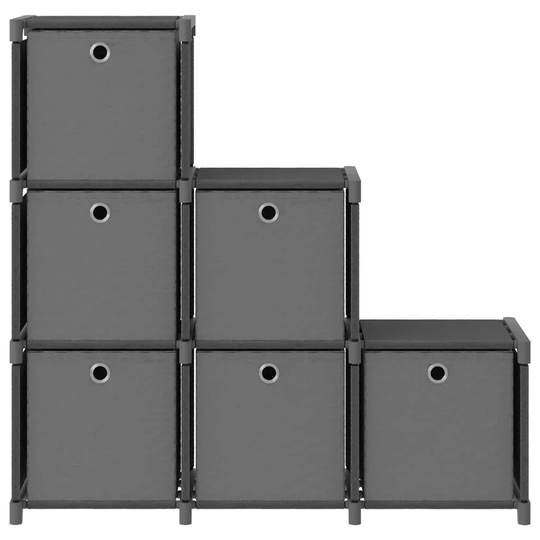 Myren 7 Piece 72.5cm 6 Shelf Shelving Unit Set