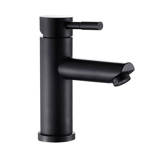 Bathroom Basin Taps Mixer Tap Single Lever Mono Brass Tap Black Faucet