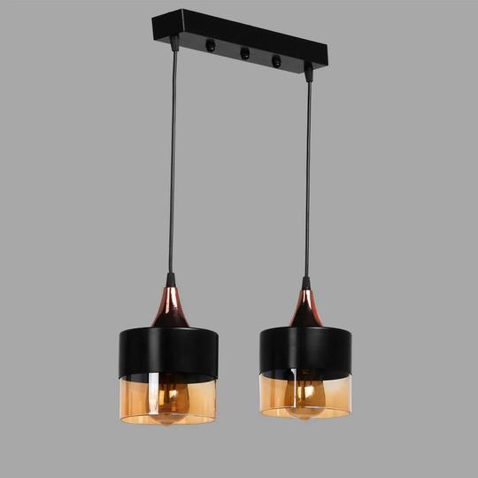 Barta 2 - Light Kitchen Island Drum Pendant