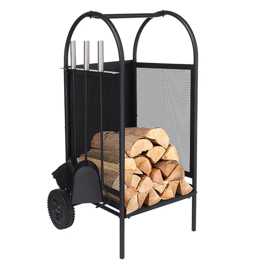 Irton 96 Cm W x 12 Cm D Wood Log Rack